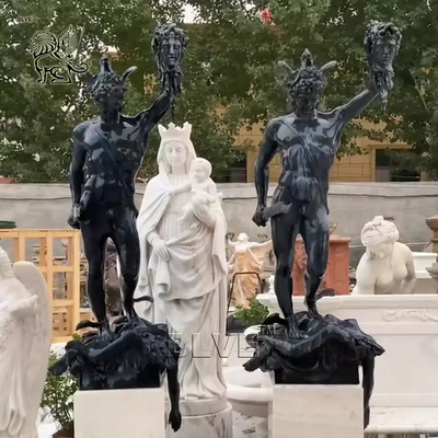 Bronze Perseus Medusa Statue Life Size Metal Greek Sculpture Outdoor Garden Decoration Spot Goods