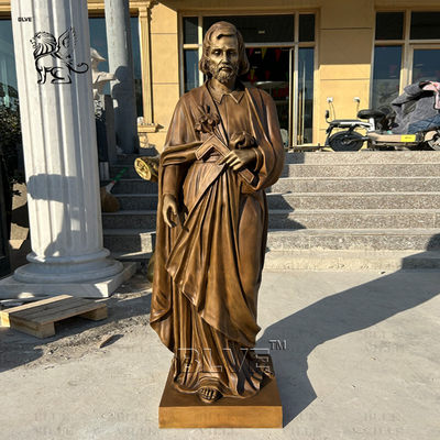 Bronze Virgin Mary St.joseph Statue Saint Brass Life Size Holy Family Sculpture Metal Religious Church