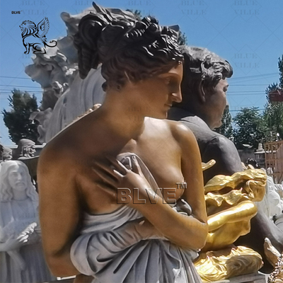Life Size Sexy Naked Woman Bronze Statue Sculpture Metal Art Garden Decoration Outdoor