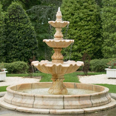 Marble Woman Pouring Water Fountain Outdoor White Stone Yard Naked Lady Fountains Handcarved Italian Garden