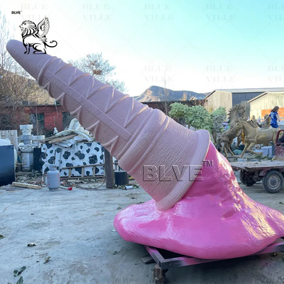 Cast Aluminum Ice Cream Sculpture Light Metal Cookie Sculpture Large Outdoor Modern City Mall Decoration
