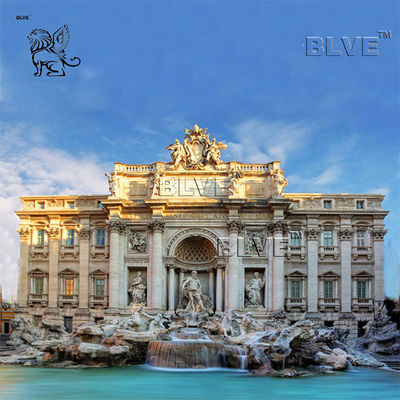 Fontana Di Trevi Famous Large Roman Marble Garden Water Fountain 