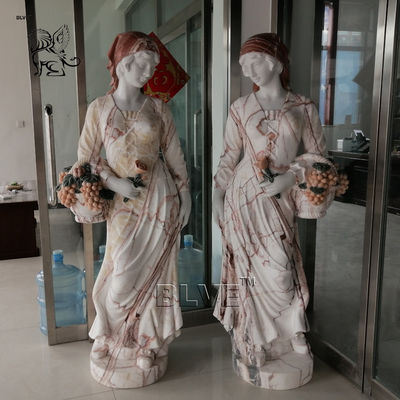 Four Seasons Marble Statues Life Size Greek Sculpture Handcarved Garden Decoration